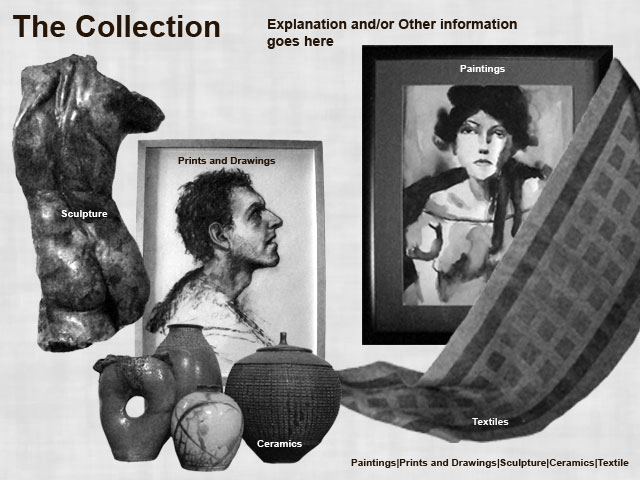 Comp for art collection display webpage