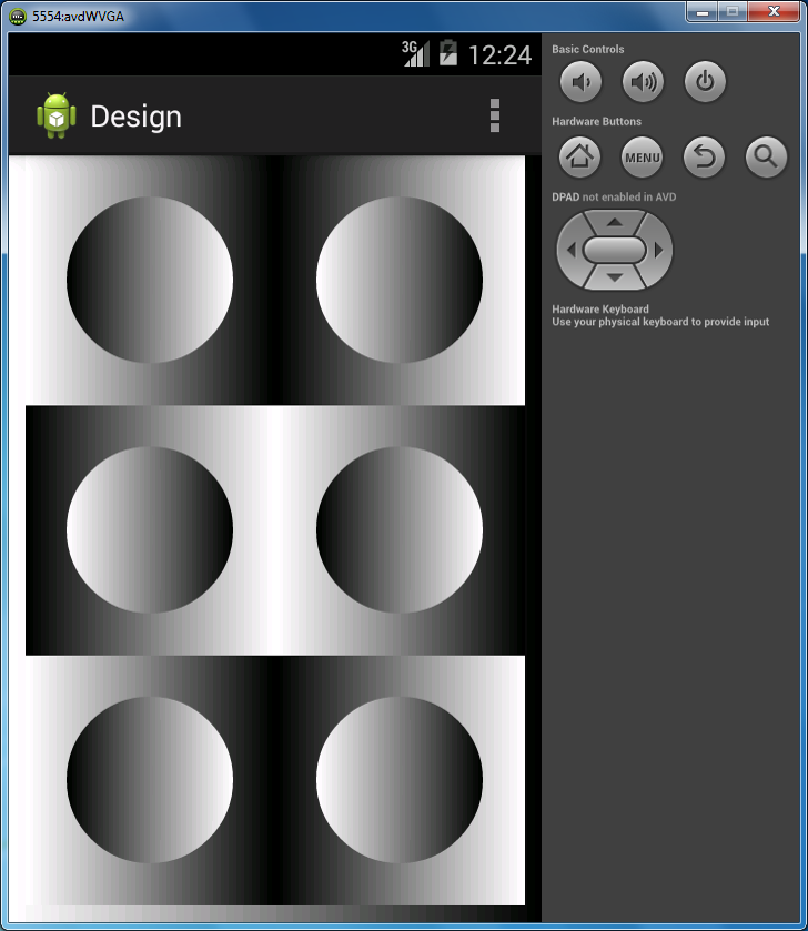 Android App Gradient-Shape Design